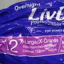 LivDry XL Overnight Adult Diapers for Women and Men, Incontinence Underwear, X-Large, 12-Pack