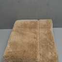 LOCHAS Bathroom Rugs, 24" x 70" Long Bath Rug, Non Slip Washable Bathroom Runner Rug Soft Thick Absorbent Bath Mat for Shower, Shaggy Plush Luxury Large Bath Rug, Beige