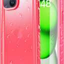 SPORTLINK for iPhone 15 Plus Case - IP68 Waterproof Military Protective Full Body Heavy Duty Shockproof 360 Sealed Dustproof with Camera Screen Protector Cover for i Phone 15 Plus 6.7" Pink