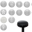 Stainless Steel Cookies Press, Cookies Press for Baking 13 Cookie Discs and 8 Piping Tips for DIY cake Maker Decorating Baking Supplies