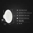 Feit Electric Canless Recessed Downlight LEDR56HO/6WYCA/6-5CCT Dimmable 1290lm - 6 Pack