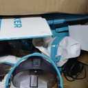 Saker Handheld Pool Vacuum for Above Ground Pool, Cordless Pool Cleaner with Telescopic Pole, 18.5 GPM Powerful Suction, 60-Min Runtime Rechargeable for Inground Pools, Spas, Hot Tubs