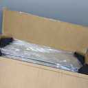 PETNF All Metal Cat Litter Box - All Stainless Steel Litter Box, Odor-Free Large Capacity with Included Litter Scoop, Leak-Proof High-Sided, Easy-to-Maintain for Big Cats & Multi-Cat Homes (1 Pack) (Silver White)