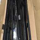 20 Pack Garden Fence Post, 3 Feet Heavy Duty Metal U-Post for Wire Fence, No Dig Garden Fence Stakes for Temporary Fencing, Electric Fence Wire, Corner Anchor, and More-Black