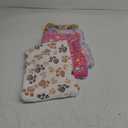 Tuanse 4 Pack Ultra Soft Dog Cat Bed Mat with Cute Prints Reversible Fleece Dog Crate Kennel Pad Cozy Washable Thickened Hamster Guinea Pig Pet Bed Mat for Small Animals(13 x 10 Inches,Vivid Color)