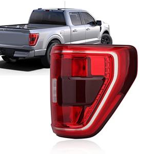 Tail Light Assembly Halogen Rear Lamp For Ford F150 F-150 XLT 2021 2022 2023 w/Blind Spot Without Bulb Replace ML3Z13404C (Right Passenger Side)