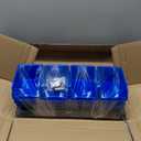 Ultrawall Wall Mounted Storage Bins, Plastic Hanging Storage Organizer Bins, Garage Tool Storage System for Screws, Nuts, Bolts, Nails, and Small Hardware Parts, 12x bins & 3 x rails, Blue : Tools & Home Improvement