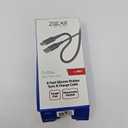6 Foot Silicone Rubber Sync & Charge Cable