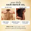 Pantene Miracle Rescue Regenerative Hair Oil - 2.0 FL Oz - Deep Repair Treatment for Dry & Damaged Hair