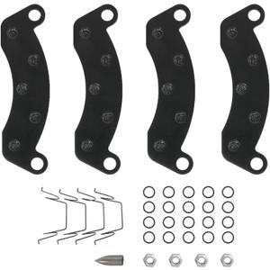 Disc Brake Pad Kit 10k 12k Replacement for Dexter K71-180-00 Hydraulic Trailer Axle Brake Pads 4Pcs