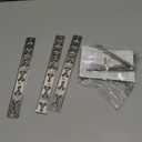 Bird Spikes with Stainless Steel Base, Durable Bird Spikes Arrow Pigeon Spikes Fence Kit for Keeping Small Bird, Crows and Woodpeckers Away, Covers 3.4 Feet(1.04m)