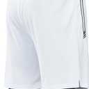 NORTHYARD Men's 2 in 1 Running Shorts Workout Gym Athletic Shorts with Liner Active Training Shorts with Zipper Pockets (White, L)