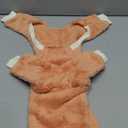 Esobo Fashion Winter Dog Warm Coat Jacket Four-Legged Neck Warm Pet Sweaters for Small Medium Large Dogs Orange, XS