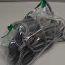 Extension Cord 15 FT, Flat Plug Power Strip, Long Extension Cord with Multiple Outlets with 6 Outlets 4 USB Ports(2 USB C), USB Power Strip for Home, Office, Dorm Room Essentials, College, Black