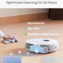 SwitchBot S20 Robot Vacuum and Mop with Matter, 10000Pa Powerful Suction, Roller Mop, AI Navigation, Auto Mop Washing & Drying, 90 Days Hands-Free, Self-Emptying, Works with AppleHome Alexa GoogleHome