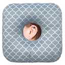 BVOKQUC Ear Piercing Pillow for Side Sleepers with Holes for Ear Pain Relief, Donut Pillow for Adults with Center Hole