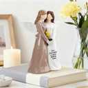 Gifts for Women, 6.3" Guardian Angel Statue Figurine of Two - Heartwarming Gift for Mom, Her, Teen Girl - Symbol of Companionship & Hope, Home Decor