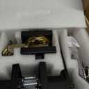 Plustool 4 Pack Black Door Handles Interior, Passage Door Levers for Hallway & Closet, Interior Closet Door Knobs Heavy Duty Square Non-Locking Handlesets, Reversible for Left & Right Sided Doors