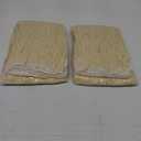 Fovths 2 Packs Luau Grass Table Skirt Fringe Straw Grass Skirt 108 x 30 Inch Hibiscus Hawaiian Table Skirts Rectangle Tropical Luau Party Decorations for Hawaiian Luau Decorations