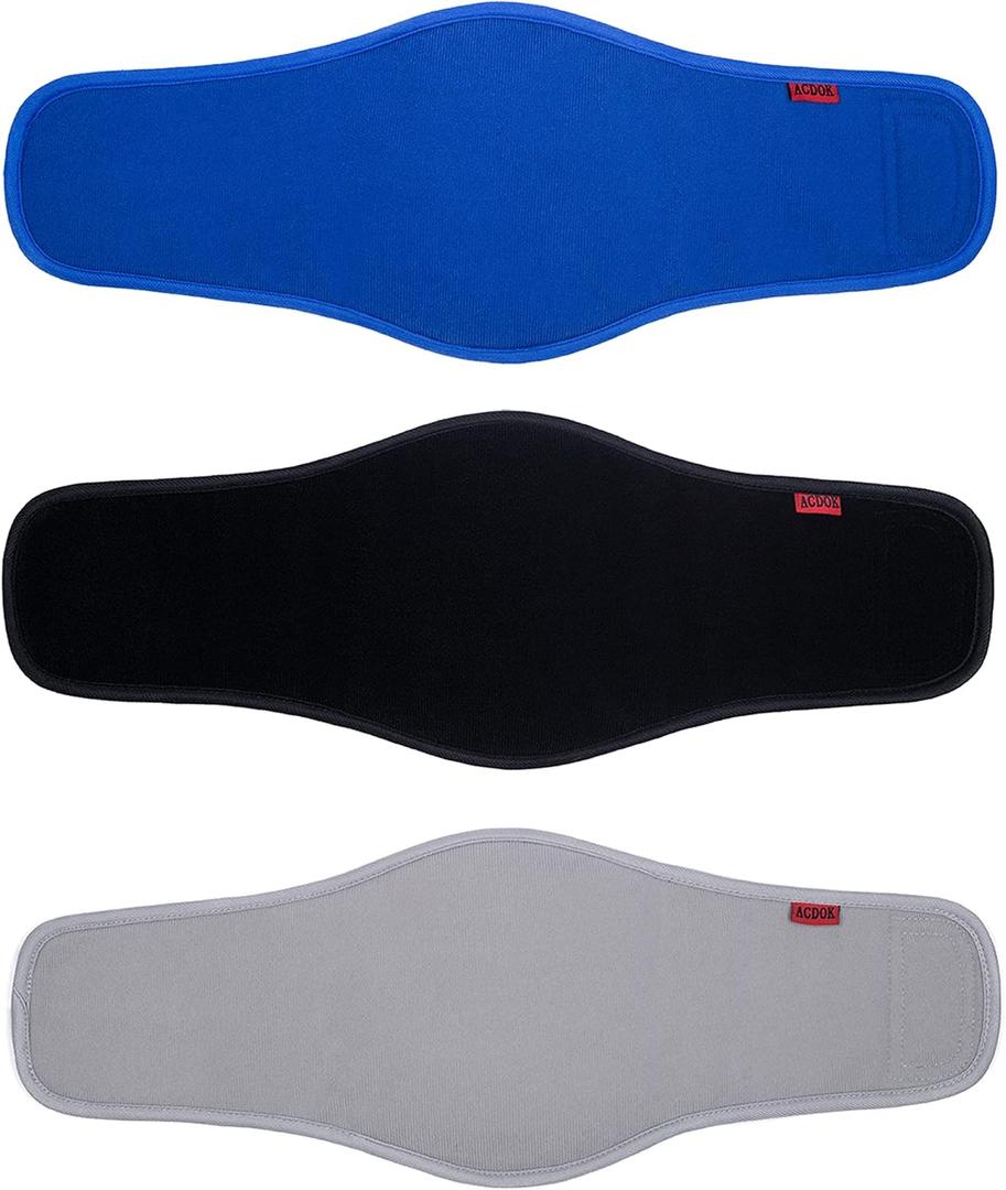 Dog Diapers Male, ACDOK Reusable Belly Bands for Male Dogs Wraps (Pack of 3) Upgrade Durable Delly Diapers for Dogs (Small (Pack of 3)