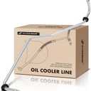 A-Premium Automatic Transmission Oil Cooler Line Hose Assembly Compatible with GMC Acadia 2017-2023 & Cadillac XT5 2017-2025, XT6 2020-2025 & Chevrolet Blazer 2019-2025, 3.6L