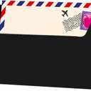 Mail Holder for Table, Acrylic Letter Holder Box for Desk or Wall Mount, Mail Organizer Countertop, Black