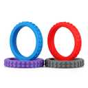 Chew Bracelets for Sensory Kids, Silicone Oral Motor Chewy Teether Bracelet for Chewers with Autism, ADHD, SPD, or Biting Needs, 4 Colors