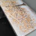 Gold Wall Art Tree Wall Paintings Grey Office Wall Decor Large Framed Canvas Art for Living Room Bedroom 29"x 58" Nature Decorations