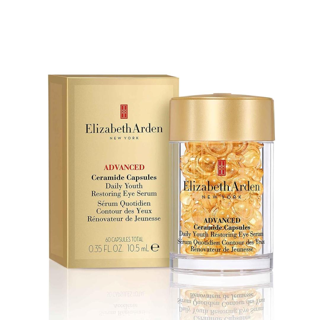 Elizabeth Arden Advanced Ceramide Eye Serum Capsules, Youth Restoring Daily Skin Care, 30 Count