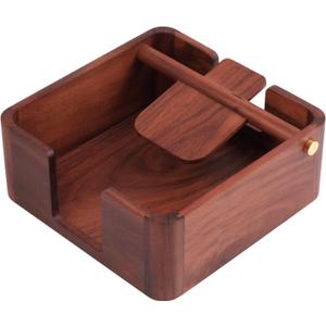 Natural Acacia Napkin Holder for Table, Napkin Dispenser, Decorative Beverage Napkin Holder for Kitchen, Home,Bar (Acacia)