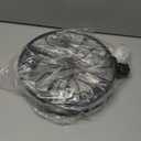 2 Pack Metal Plant Caddy,12 Inch Plant Stand Round Plant Roller with 4 360 Lockable Caster Wheels, Plant Dolly for Heavy Duty Flower Pots (12 Inches, Black)