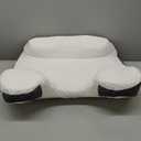 SAHEYER Side Sleeper Pillow with Arm Holes, 2 in 1 Shoulder Relief System for Rotator Cuff Pain, Memory Foam Pillow for Adults with 3 Arm Place Hole - for Side, Back and Stomach, Black