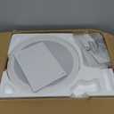 TCL Ceiling Fans with Lights, 52 Inch Low Profile Ceiling Fan with Light and Remote Control, Flush Mount, DC Reversible Motor, Noiseless, 6 Speeds Ceiling Fan for Bedroom (White)