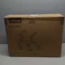 Walkers for Seniors with Seat, Foldable Rollator Walker, Reinforced Aluminum Frame, 8" Big Rubber Wheels for All Terrain, Height Adjustable Lightweight Rolling Walker, Light Gold (400 Pound)