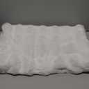 LIFEREVO Fluffy Faux Rabbit Fur Body Pillow Cover, Luxury Ivory Bubble Shaggy Plush Bed Body Pillowcase with Zipper Closure, Long 20"x54" Fuzzy Furry Pillow Case for Adults Kids Girls Teens, Beige