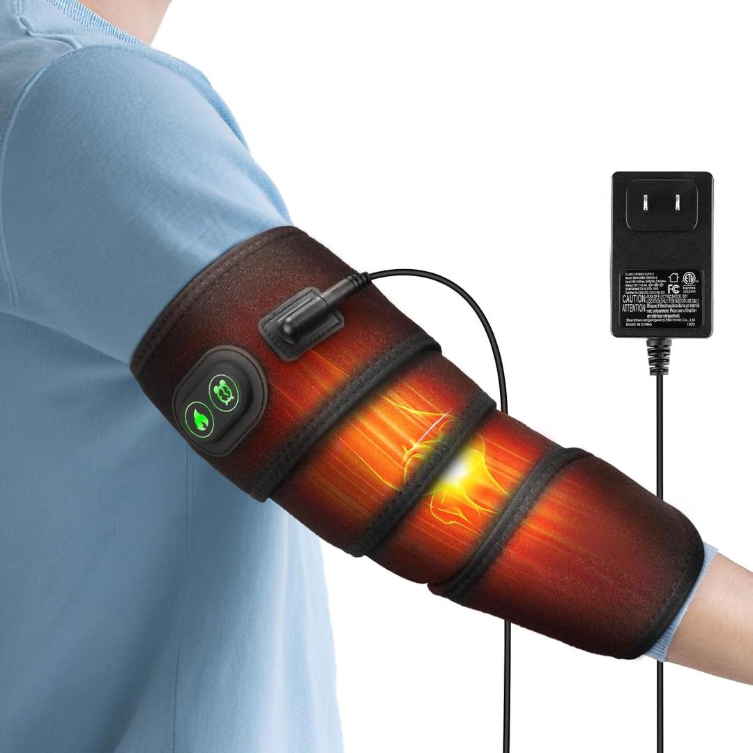 Arm Heating Pad - Heating Pad Elbow for Pain Relief, Elbow Wraps for Pain Relief, Heating Wrap for Arm, Wrist and Leg, Auto Shut-Off Timer
