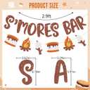 S'more Bar Banner, S'more Baby Shower Party Decor, Smore's Station Sign, Fall Birthday Banner, Autumn Wedding Decorations