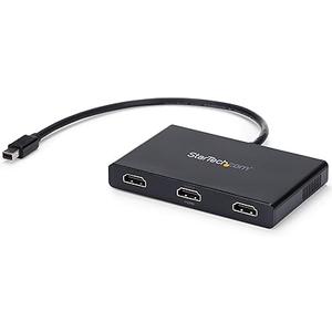 StarTech.com 3-Port Multi Monitor Adapter - Mini DisplayPort to HDMI MST Hub - Triple 1080p/Dual 4K 30Hz - Video Splitter for Extended Desktop Mode on Windows Only - mDP 1.2 to 3x HDMI (MSTMDP123HD)
