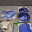 52 Pieces 10th Birthday Decorations for Boys, Blue Silver Double Digits Party Supplies with Happy 10th Birthday Banner, Number 10 Balloons Star Foil Confetti Balloons for 10 Year Old Bday Party Decor