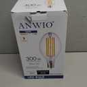 ANWIO LED ED37 Filament Brightness Bulb, 54W(300W Incandescent Equivalent) Nondimmable 5000K Daylight White with EX39 Extended Mogul Base, 8000Lm Alternative for HID/HPS/Metal Halide Bulb