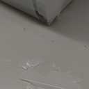 Amazon Basics Plastic Storage Containers with Secure Latching Lids, Stackable Organization Bins, 32 Quart, Set of 6, Clear/Grey