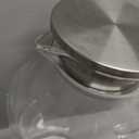 2 Pack 1 Gallon thickened Glass Pitcher with Lid and Spout, Borosilicate Glass Carafe for Hot/Cold Drink, Water Pitchers for Fridge, Extra Large Jug with Handle for Iced Tea, Coffee,Juice, Beverage