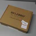 HFLZBRO Bible Cover, Discreet & Elegant Bible Case, Brown PU Leather Bible Cover, Cross Design Bible Bags, Strong and Sturdy Book Case, Includes Premium Bookmark (Gray)