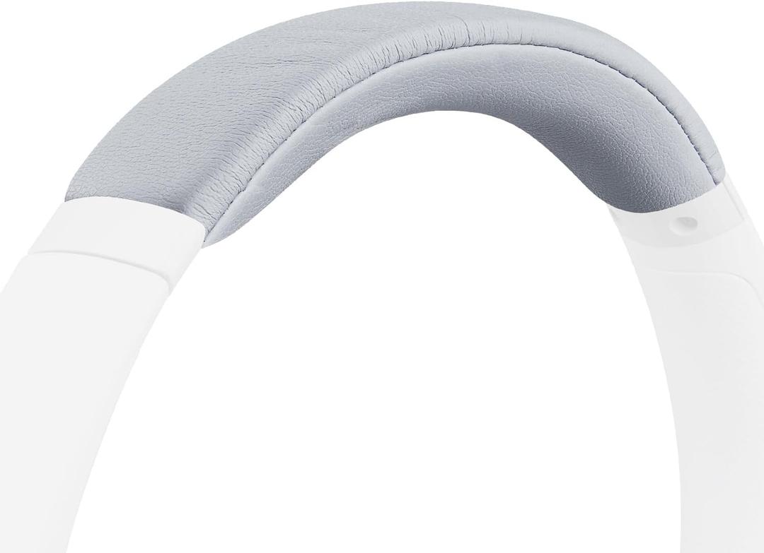 SOULWIT Protein Leather Headband Cover for Sony WH-CH710N/WHCH710N/WHCH710/CH710 (Do Not Fit WH-CH700N/WH-CH720N) Headphones, Replacement Headstrap Pad Repair Part - Grey