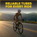 Ultraverse Bike Inner Tube for 700x23-25c, 700x28-32c, 700x35-43c 28 inch Bicycle Wheel Sizes with 48mm Presta Valve - Butyl Rubber Tubes for Road and Gravel Bikes - 2 Tubes, 2 tire levers Included