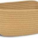 ABenkle Small Storage Basket, Mini Cotton Rope Woven Basket, Cute Boho Decorative Toy Storage Bin