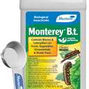 Monterey BT - Bacillus Thuringiensis for Organic Worm and Caterpillar Control Bundled with Measuring Spoon - Concentrate for BT Spray - 16 oz