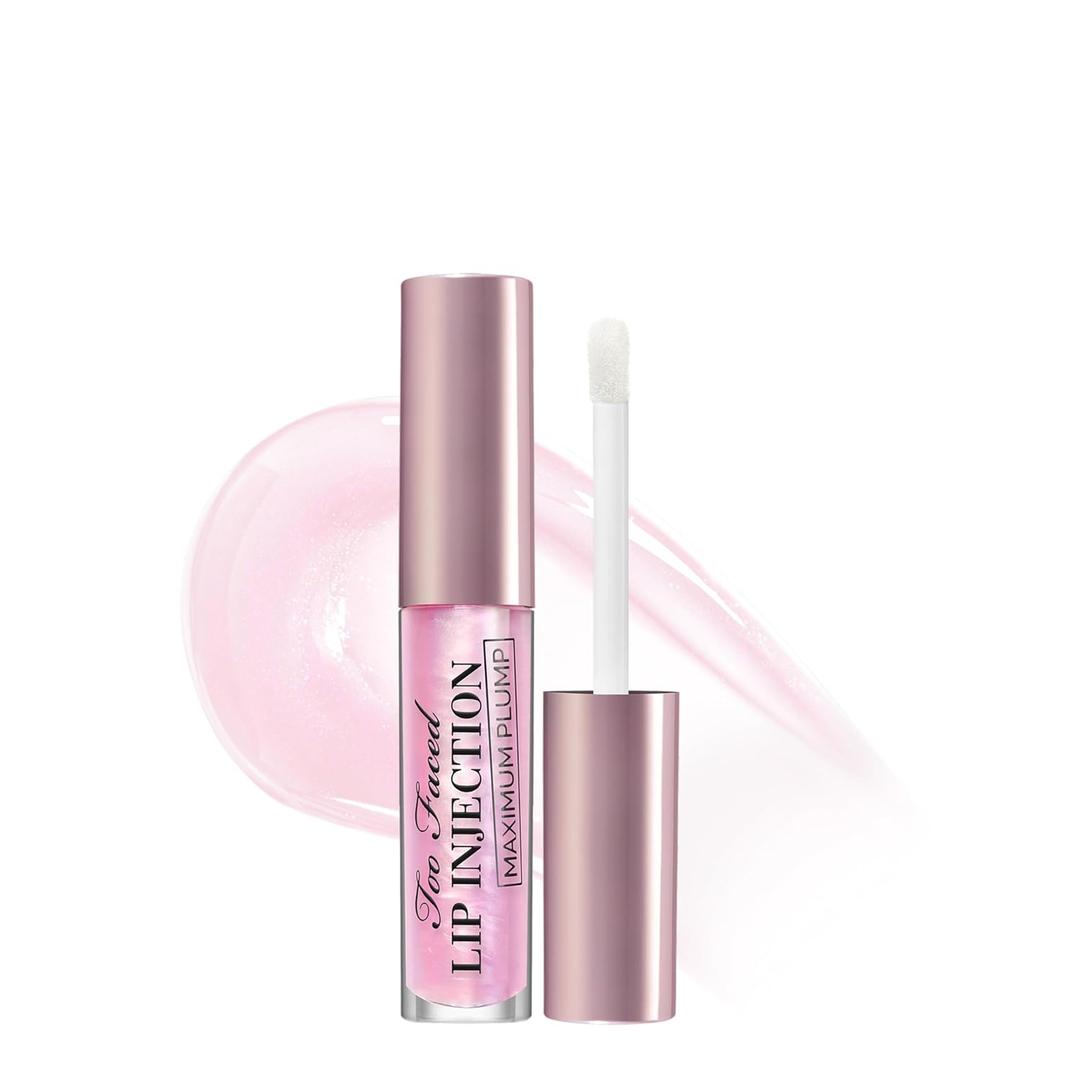 Too Faced Lip Injection Maximum Plump Extra Strength Lip Plumper Gloss | Hydrating, Volumizing, + Plumping, 0.14 Fl Oz