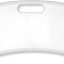 MedCo Technology Premium Seated Transfer Board, Friction-Reducing High Density Plastic, Soft Edges, Anti-Slip Pads, Curved with Transport Handle. Perfect for Bed, Wheelchair, Toileting, and More