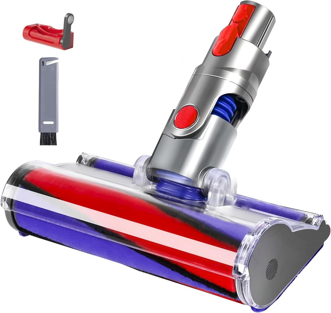 Soft Roller Cleaner Head Compatible with Dyson Cyclone V10 Absolute,V10 Animal,V10 Total Clean +,V11 Cordless Vacuum Cleaners,Vacuum Head Replacement Suitable for Hard Floor